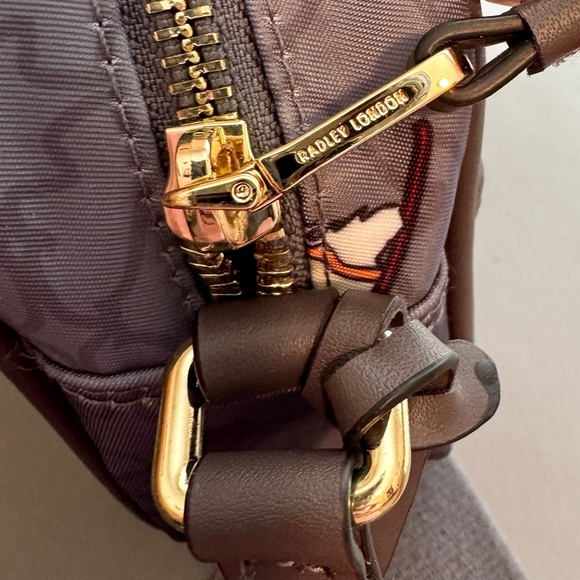 Radley London Blue Nylon Heirloom Ski Dog Crossbody - Picture 7 of 16